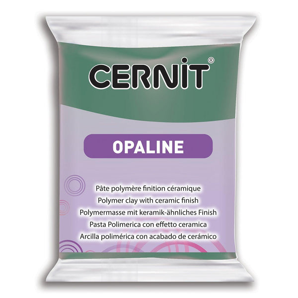 Pâte polymère Cernit OPALINE - Vert Céladon x56g (G10448)
