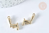 Pendentif Lapin ballon zamac doré 21mm,pendentif doré pour création de bijoux, x1 G7417
