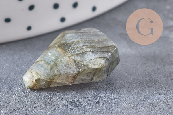 Pendentif diamant labradorite 21mm,Pendentif pour bijoux, pendentif pierre, pierre naturelle, pendentif rose,labradorite naturel, G3943