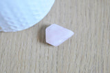 Pendentif diamant quartz rose naturel 21mm, x1 (G6277)