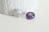 Pendentif donut améthyste naturelle 14mm, x2 (G3143)