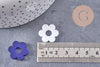Pendentif fleur acrylique 20mm, x4 (G10271)