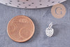 Pendentif fraise argent massif 925 8mm, x1 (G10702)