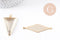 Pendentif géométrique texturé laiton doré 16K,pendentif doré pour création bijoux DIY, x1 (G8930)