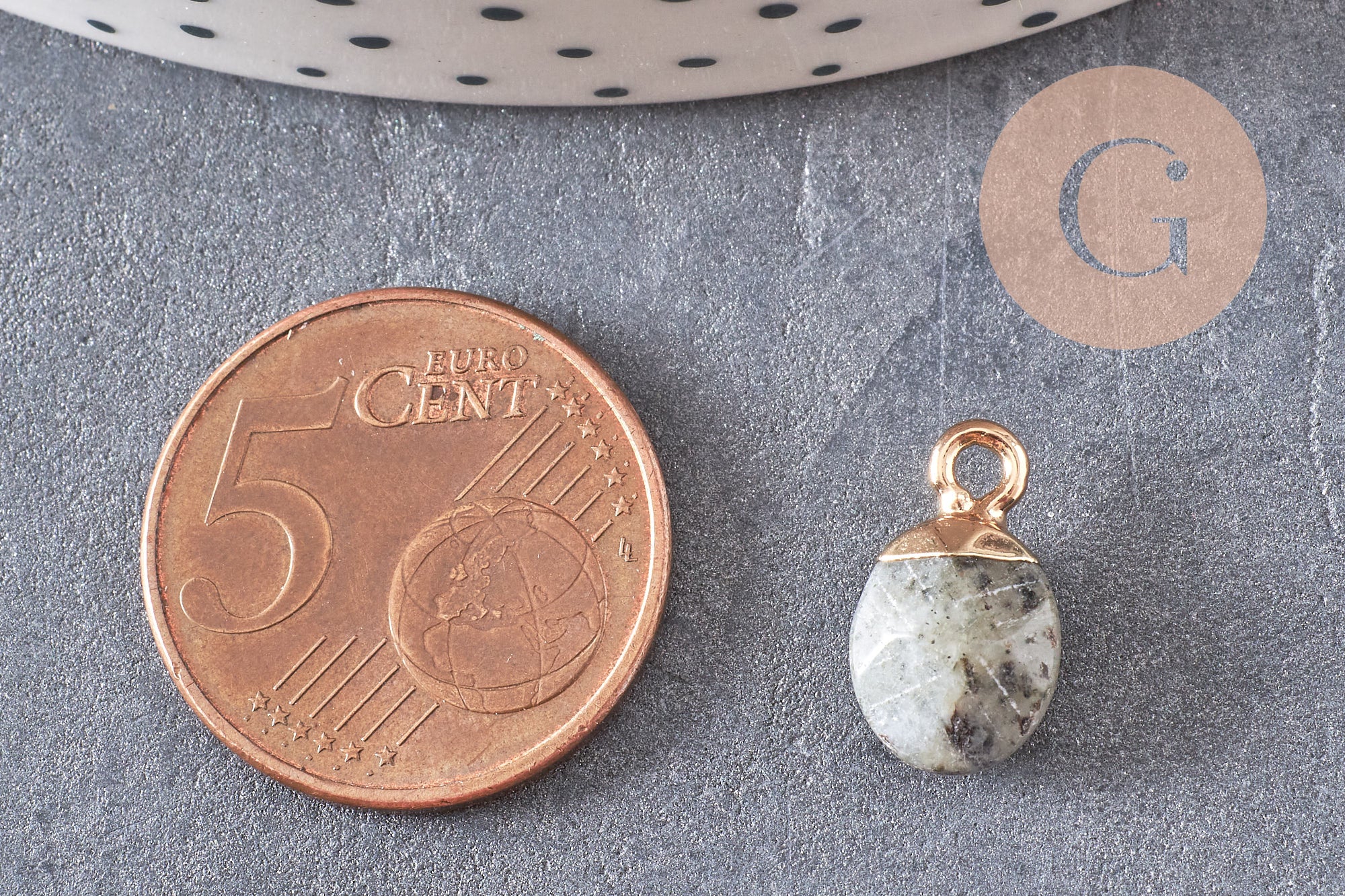 Pendentif goutte labradorite,pendentif pierre,bijou pierre,pendentif pierre, labradorite naturel,pendentif labradorite,14mm,x 2, (G0028)