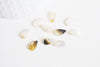 Pendentif goutte nacre naturelle 10mm,x 10 (G3876)