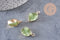 Pendentif imitation pierre résine druzzy, pendentif pour création bijoux pierre,20-21mm, x1 (G4154)