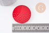 Pendentif rond acrylique 40mm, x2 (G10198)