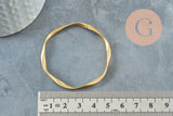 Pendentif rond laiton brut, breloque laiton brut, bijou laiton, création bijoux,50mm, X1 (G0113)