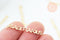 Pendentif signe Sagittaire laiton doré 18k,sans nickel,création bijoux astrologique ,pendentif horoscope,34mm, x1 (G6051)