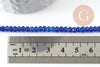 Perle abacus jade bleu nuit,perle jade,pierre naturelle,jade naturel, 4x2mm, fil 36 mm, x1 (G1186)