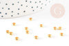 Perle intercalaire rondelle laiton doré 4mm, x 10 20 50 100 (G3141)