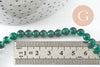 Perle jade vert,perles rondes,perle jade,jade naturel, jade vert,pierre naturelle, 6mm, le fil de 60 perles, x1(G1785)