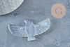 Perle oiseau aigle pierre naturelle 40mm, x1 (G10332)