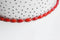 EP-Perle ovale bambou de mer naturel imitation corail rouge 8x4mm, x1 fil de 40cm- G3522