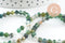 Perle ronde agate mousse, perle agate,pierre naturelle,agate naturelle,perle pierre,4mm,fil de 90 perles, x1 (G2587)