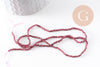 Perle ronde grenat naturel facetté 2mm, x1 fil de 38cm (G9980)