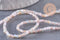 Perle rondelle cristal beige rose 2mm, x1 fil de 32cm (G10111)