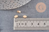 Perles charms ovales en métal doré 14K 6mm x30 (G1397)