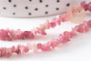 Perles chips tourmaline naturelle, x1 fil de 40 cm (G1020)