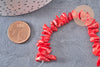 Perles corail rouge naturel, x20 grammes (G0994)