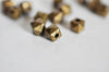 Perles hexagone zamac bronze intercalaires 4mm, x10 (G2754)