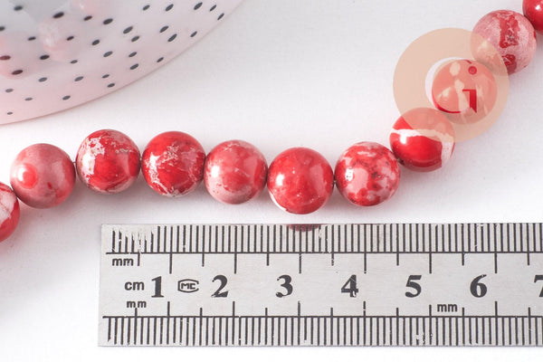 Perles howlite turquoise naturelle,perles pierre, howlite naturelle, perle turquoise,12-14-16-18mm, X5 (G8192)