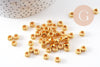 Perles intercalaires rondelles zamac doré 7mm, x50 (G10938)