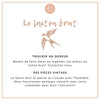 Perles intercalaires rondes en laiton brut 2.5 mm, x100 (4g) (G5977)