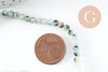 Perles jaspe sésame,jaspe bleuté,perles jade,perles pierre,jaspe naturel, 4mm, fil de 90, X1 (G0952)