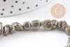 Perles pyrite nugget naturel 4-5mm, nugget en pyrite naturelle pour fabrication bijoux, x1 (G2093)