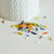 Perles rocaille Tube multicolore,perles rocaille multicolores, perles métallisées multicolores,6mm x 2mm, x 5 gr G7159