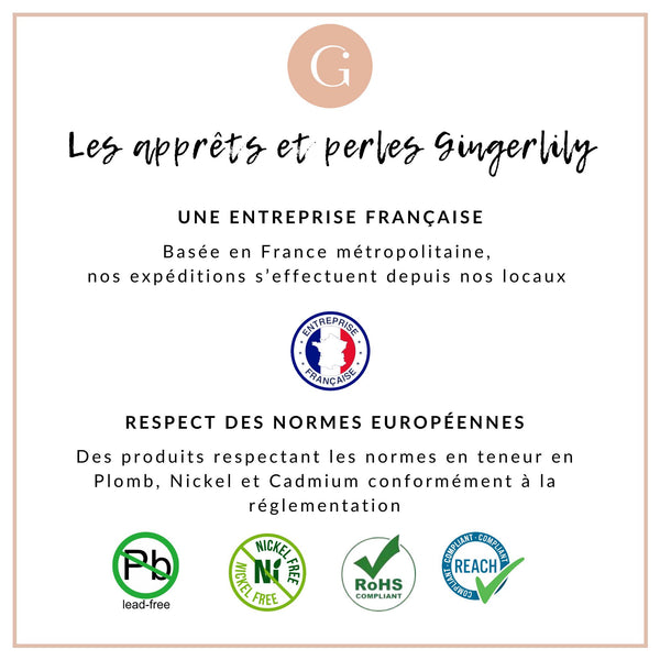 Chaine collier laiton doré fantaisie tourmaline naturelle 45cm, x1 (G7251)