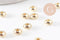Perles rondelles soucoupe intercalaires zamac doré 5mm, x20 (G10095)