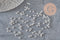 Perles rondes intercalaire acier 304 inoxydable argenté 3mm, x10 (G11349)-Perles-Gingerlily Perles