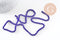 Perles toupies bleu, cristal bleu marine,Perle verre facette, 4x3mm ,fil de 49 cm , x1 (G2720)