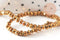 Perles toupies cristal doré irisé, perles bijoux, perle cristal,Perle verre facette,création bijoux, fil de 180,3x2mm, x1 (G4686)