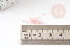 Perles tube rose clair opaque façon Delica miyuki 1.5-2mm, x1 sachet de 8gr (G9164)