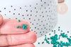 Perles tube verre vert façon Delica miyuki, x1 sachet de 8g (G7780)
