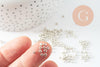 Petite perle de rocaille argent 2.5mm, x20Gr (G2457)