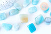 Pierre amazonite naturelle roulée 13-23mm, pierre naturelle, litotherapie, x20gr (G5772)