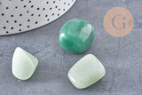Pierre aventurine naturelle brute roulée 13~20 mm, x20 x50 x100 grammes (G0251)