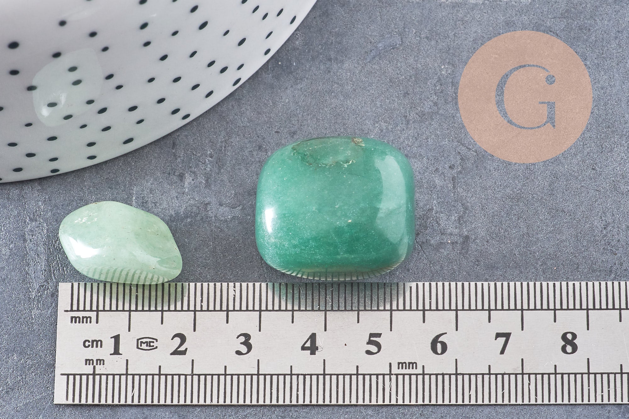 Pierre aventurine naturelle brute roulée 13~20 mm, x20 x50 x100 grammes (G0251)