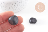 Pierre obsidienne naturelle roulée 45-66mm, pierre naturelle, litotherapie,obsidienne naturelle, x20gr (G5778)