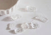 Pierre quartz transparent naturel brut roulé non percé, x20gr (G0252)