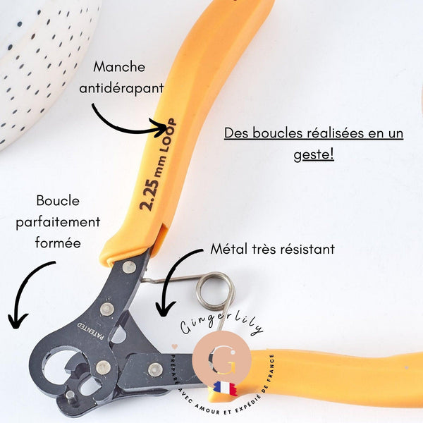 Pince à former des boucles 2.25mm One Step Looper BEADSMITH x1 (G8753)