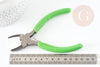 Pince fabrication de bijoux embouts plastique, x1 (G3340)