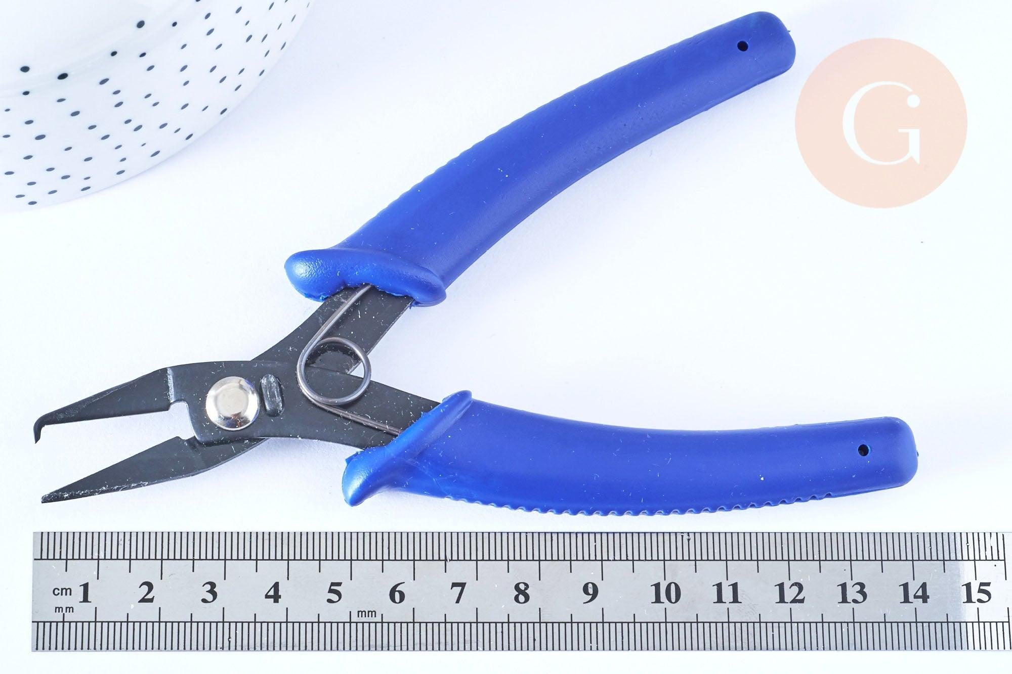 Pince ouverture anneaux double pour fabrication de bijoux, x1 (G8266)