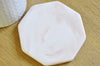 Plateau porcelaine Marbre rose et blanc, présentoir bijoux, un support décoratif minimaliste pour poser vos bijoux,9.1cm, x1 G5112