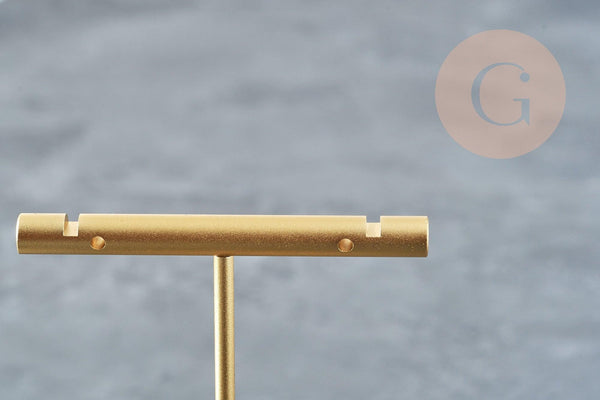 Présentoir bijoux boucles d'oreilles métal doré 11.6cm ou 13.6cm, x1 (G8944)